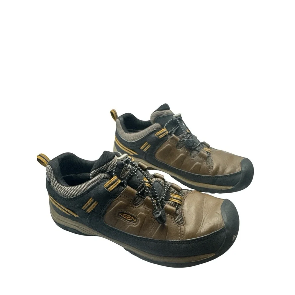 Keen Targhee 3 Low Height Men's Size 6 Waterproof Hiking Shoes Bungee Cord/Black